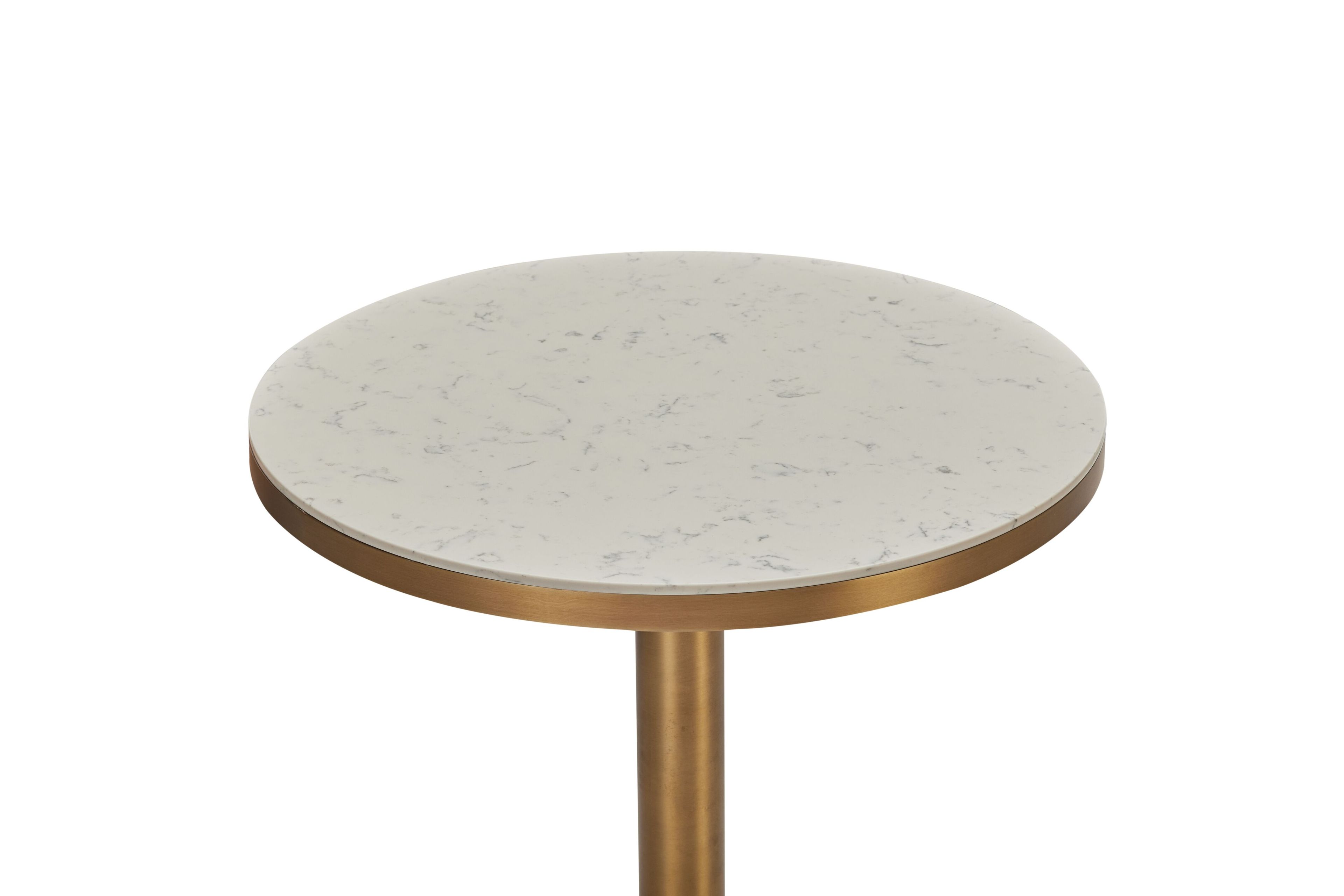 Круглый металлический стол с кварцевой столешницей Papell Design гостиница ARCH-00002061