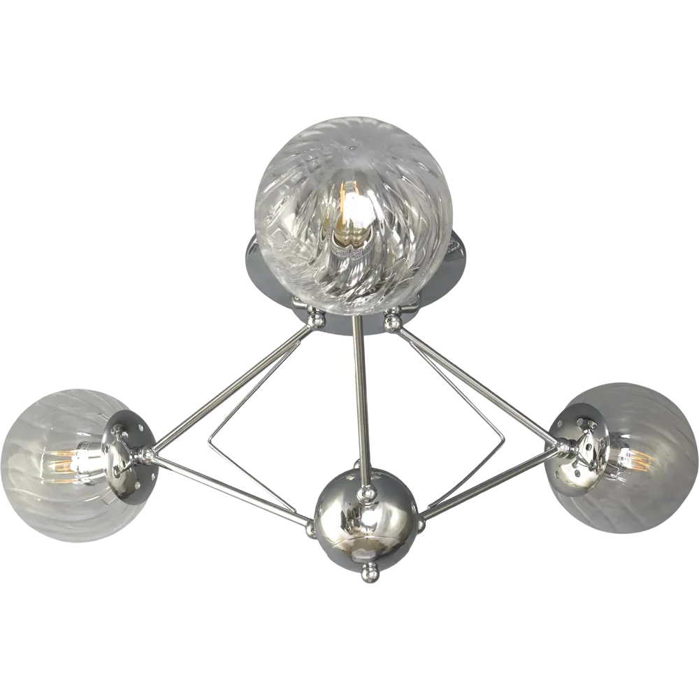 Люстра «Galaxy» 592/3PL 3хЕ27х60 Вт цвет никель Escada STLM-2171006