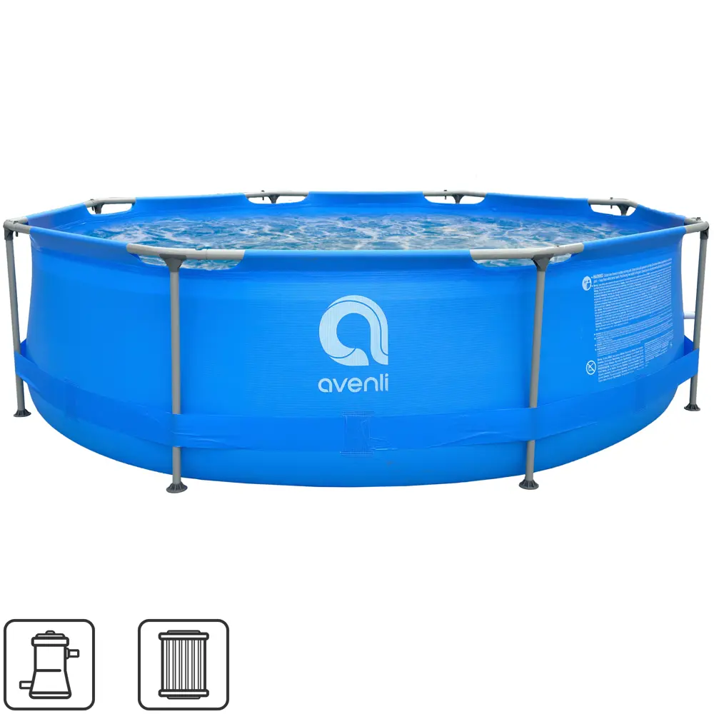 Каркасный бассейн Avenli для дачного отдыха 305×76 см 84181308 STLM-0964416
