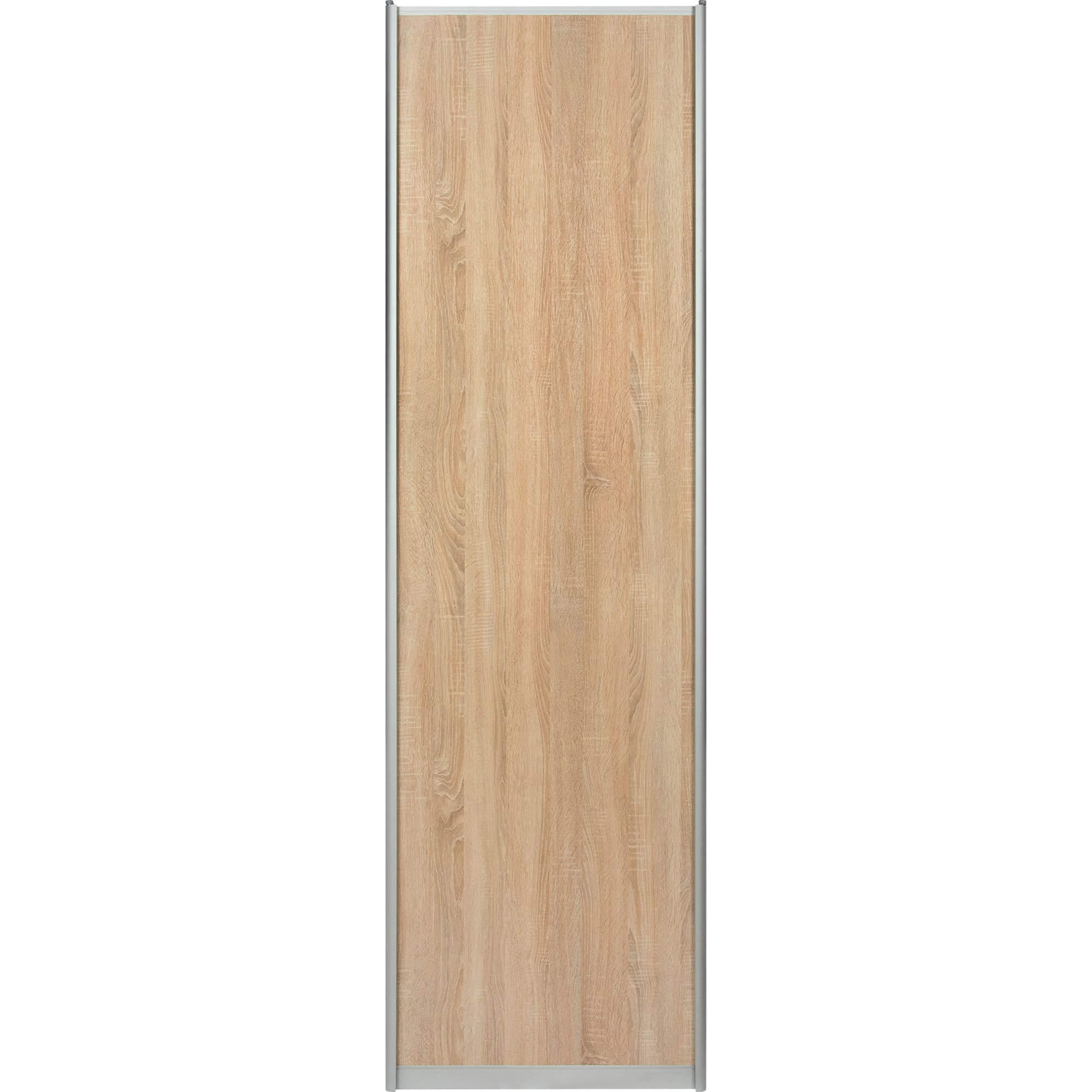 Дверь-купе SPACEO 2455×704 мм дуб сонома/серебро для шкафа-купе 18833609 STLM-0013075