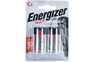 15545834 Щелочная батарейка LR14 C MAX 1.5В бл/2 7638900410402 Energizer