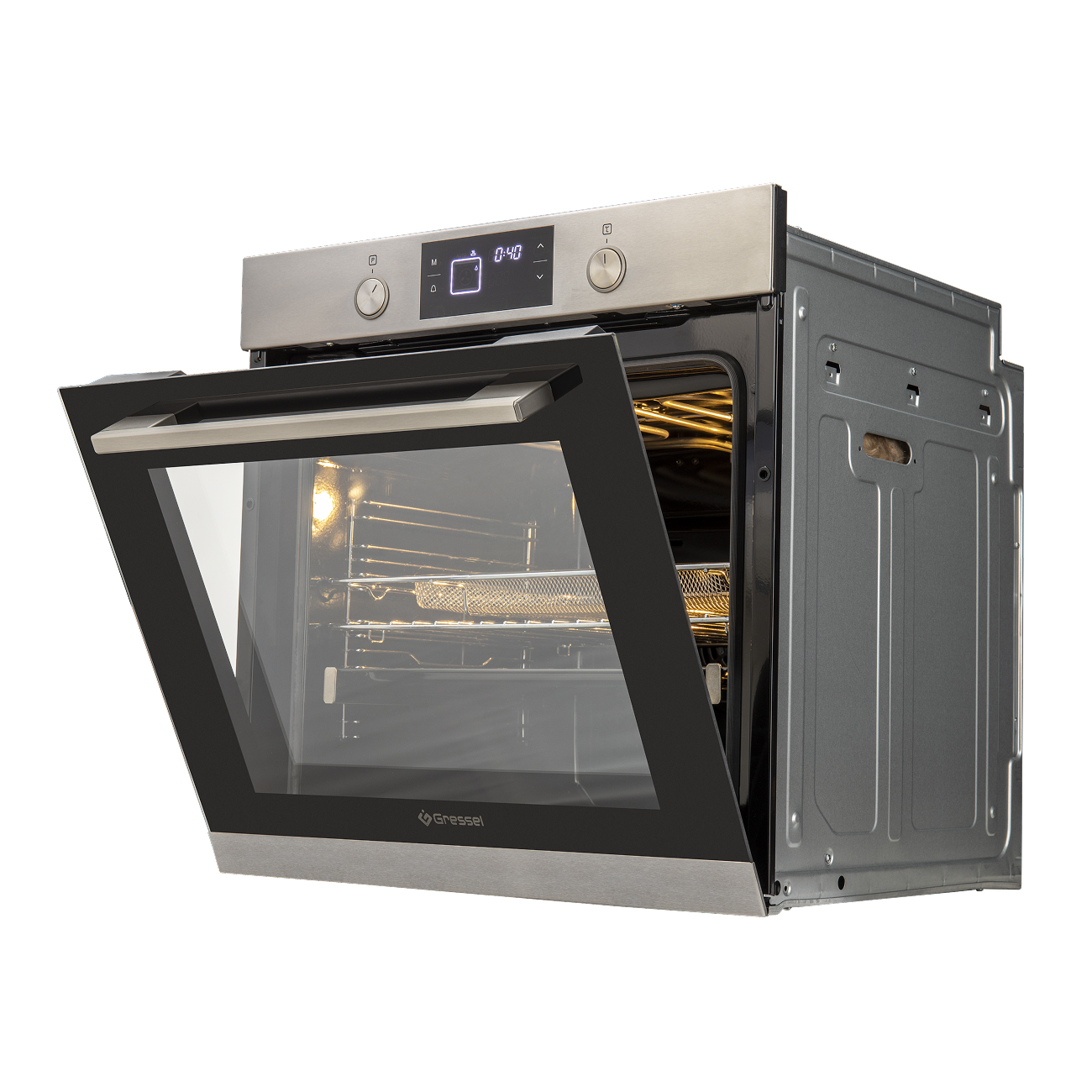 9284763 Электрический духовой шкаф Gressel RU677EM69110 серебристый STDN-0047009 - Вид №3