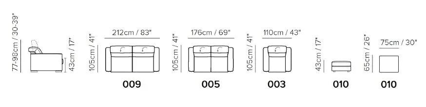 Тканевое кресло Natuzzi Italia Диез ARCH-00046193 - Вид №1