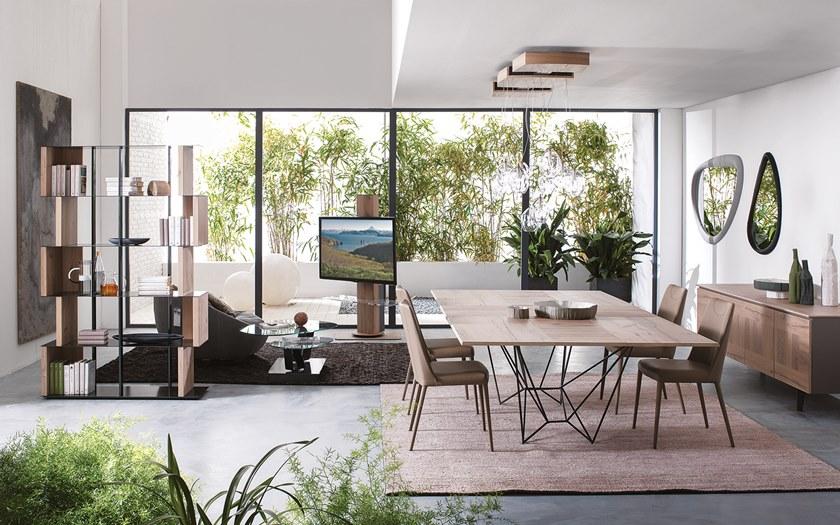 Ozzio Italia Буфет из лакированной древесины с распашными дверцами  X300  - Вид №1