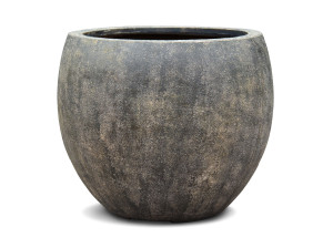 Садовый горшок из волокнистой глины