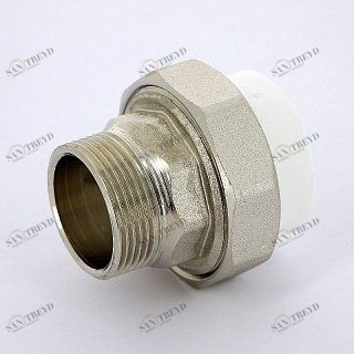 Муфта Н разборная PRO AQUA полипропиленовая 40x1'1/4 PA21020