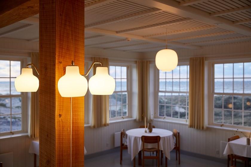 Louis Poulsen Бра с прямым светом из опалового стекла Vl ring crown sun-id-1474520 - Вид №5