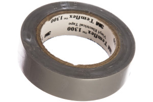 15926260 Изолента ПВХ Temflex 1300 серая, рулон 15 мм x 10 м 7100081325 3М