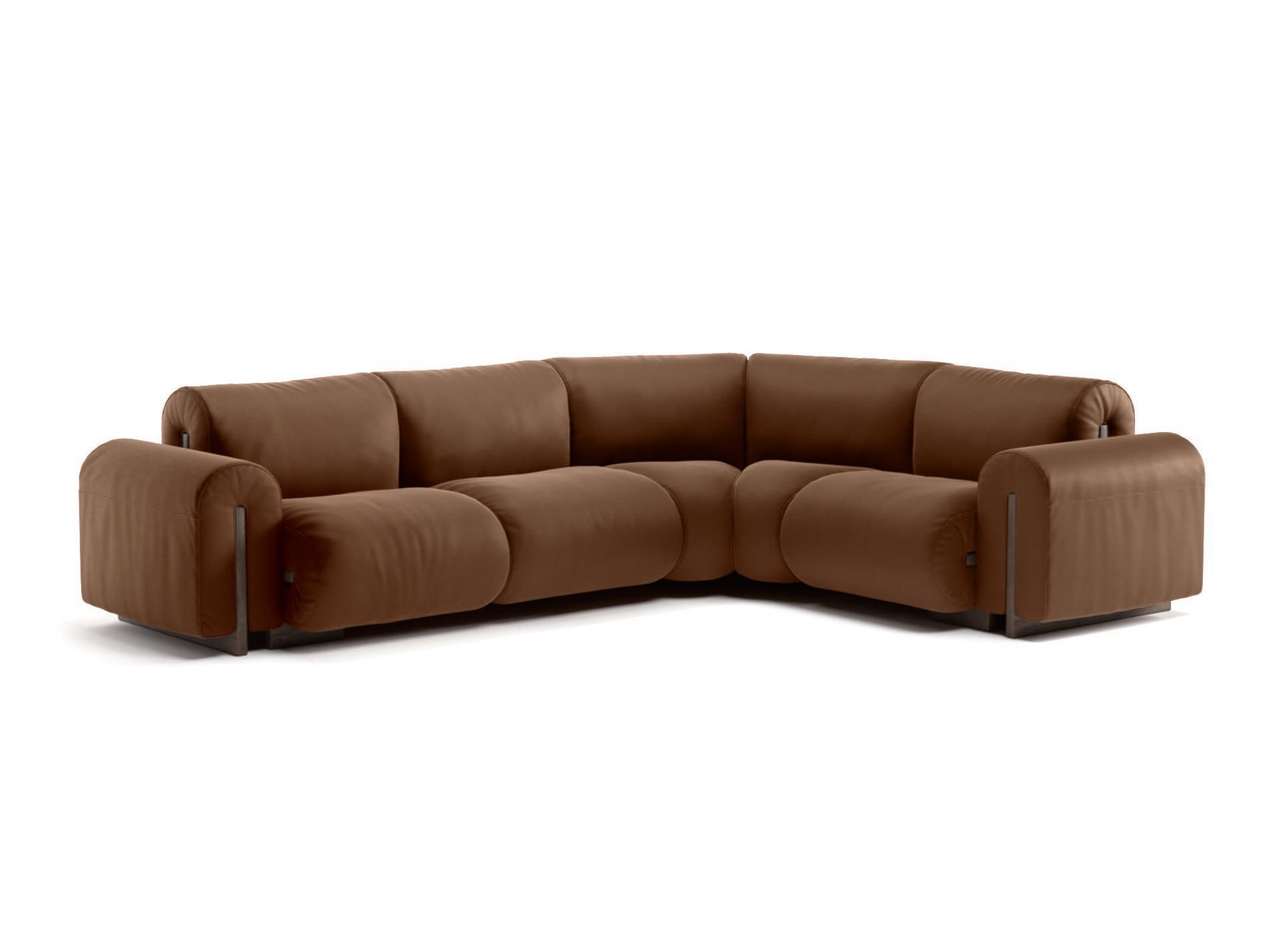Кожаный угловой диван Natuzzi Italia COLLE ARCH-00123655