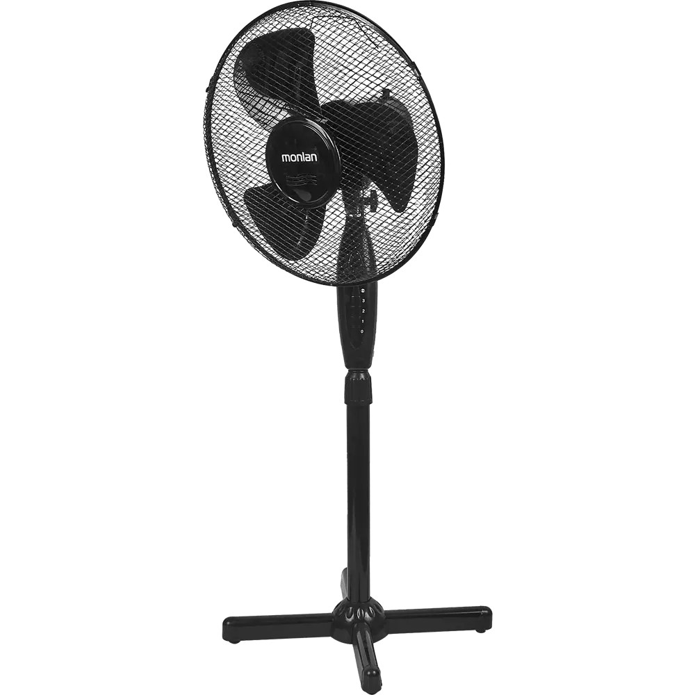 Вентилятор напольный Monlan MF-50SB 50 Вт 43.5 см цвет черный STLM-2151004