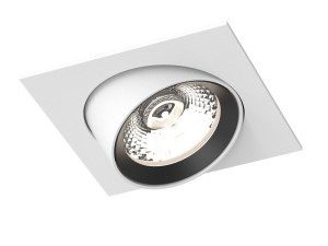 Литой алюминиевый утопленный квадратный поворотный прожектор