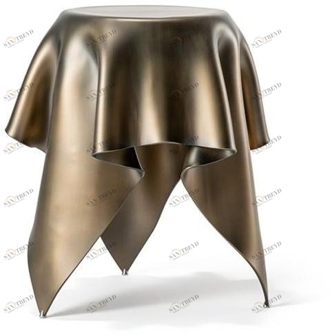 Reflex Круглый стеклянный журнальный столик Foulard sun-id-1352211