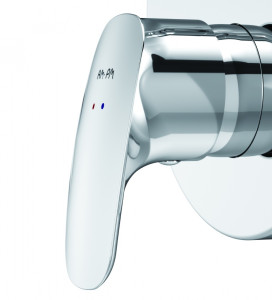 F71A85000 cмеситель д/ванны/душа монтируемый в стену хром шт. AM.PM Spirit 2.1