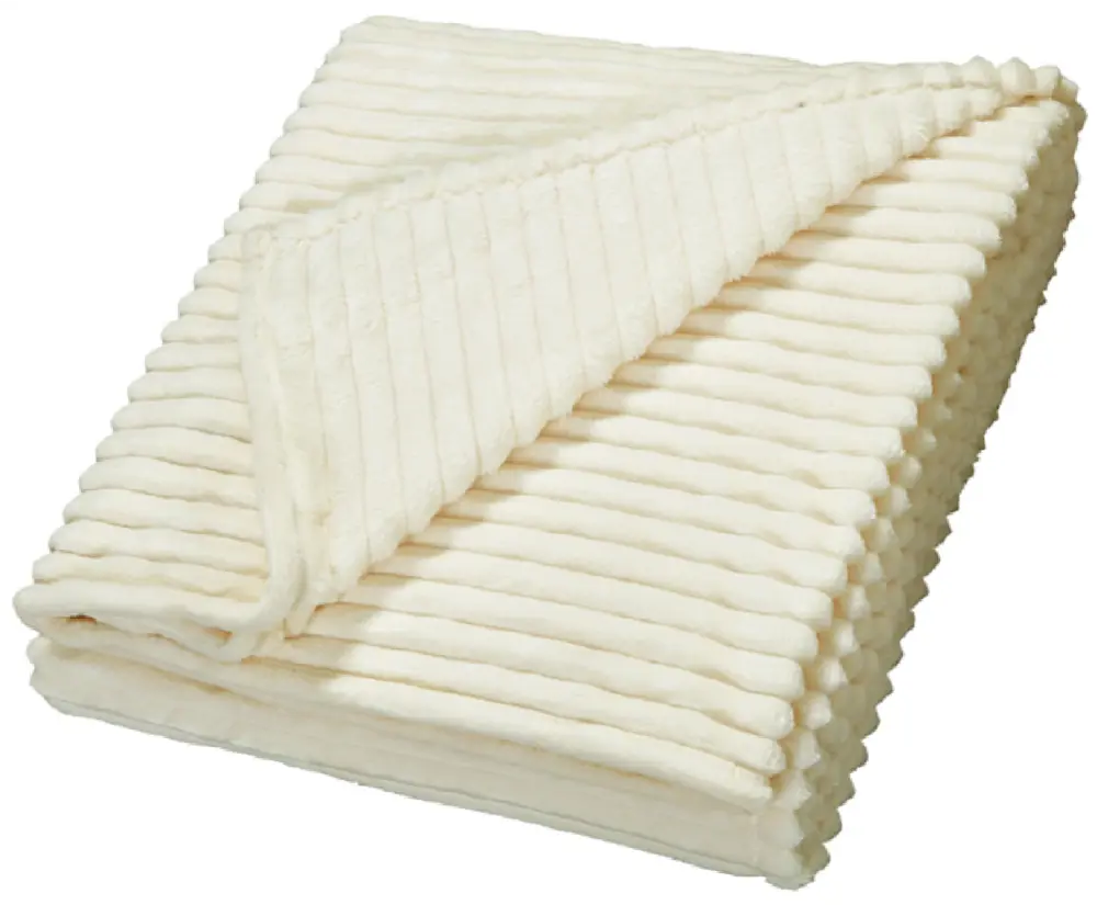 СТОЛИЦА ТЕКСТИЛЯ Плед Strips Молочный — уют и стиль в вашем доме 89312861