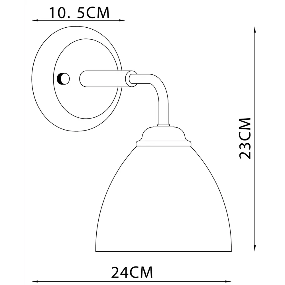 INSPIRE Poitiers - настенное бра с текстурным стеклом для стильного интерьера 85113386 STLM-0058963 - Вид №7