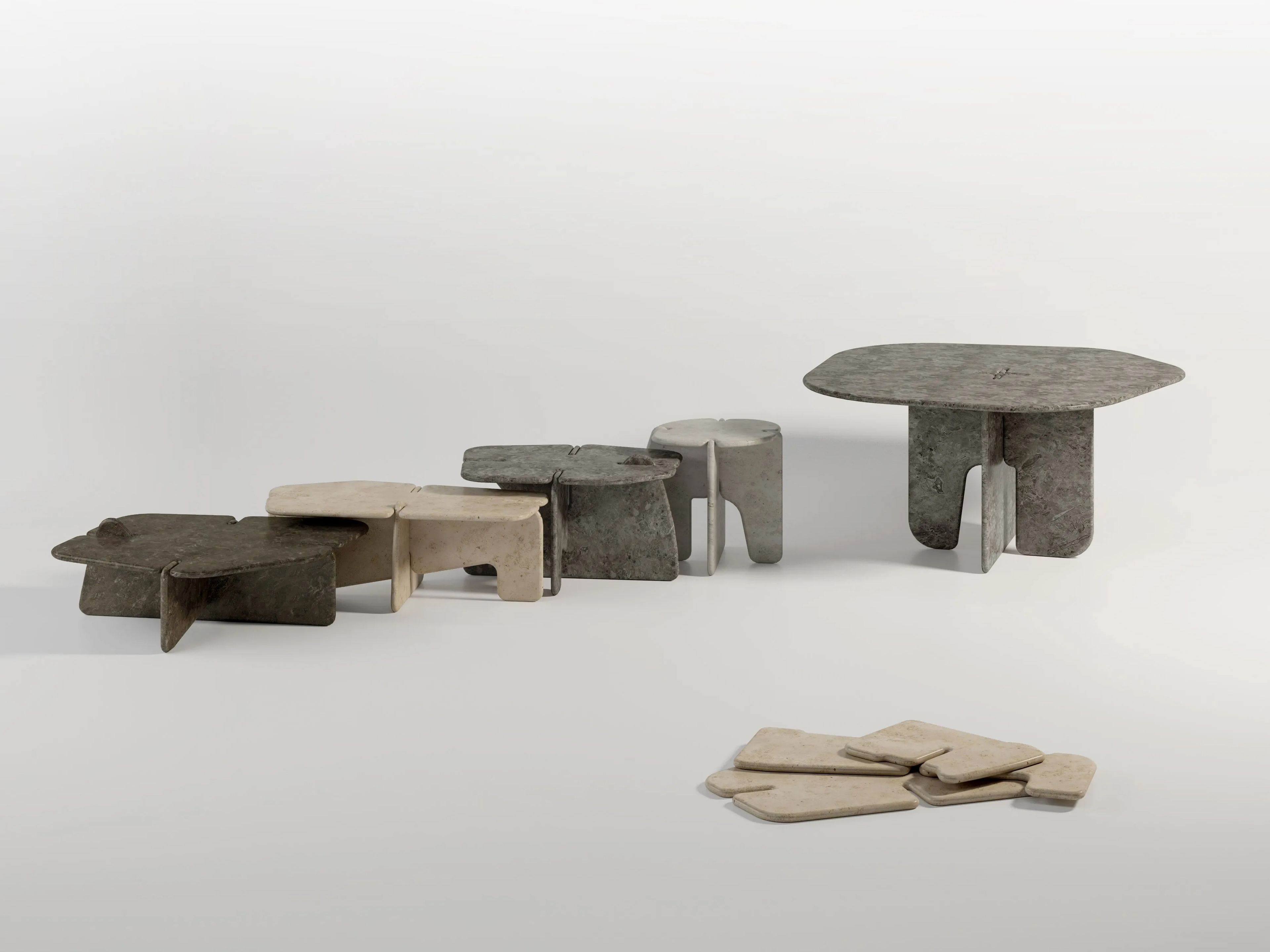 Стол из натурального камня Davani Lamé ARCH-00153136 - Вид №3