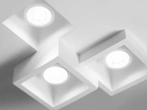 Tecnico Встраиваемый потолочный светильник из гипса Heraea