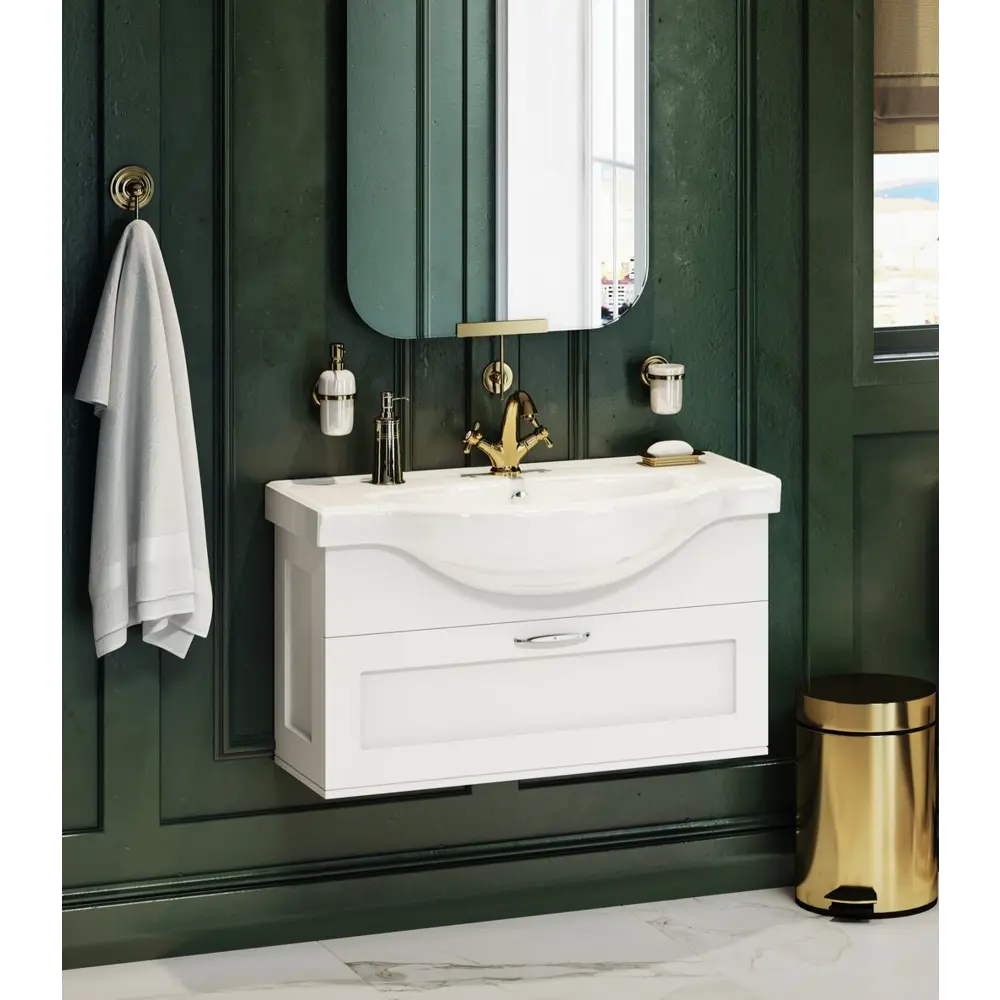 Тумба под раковину подвесная Sanita Luxe Classic 90 см STLM-2005468 - Вид №7