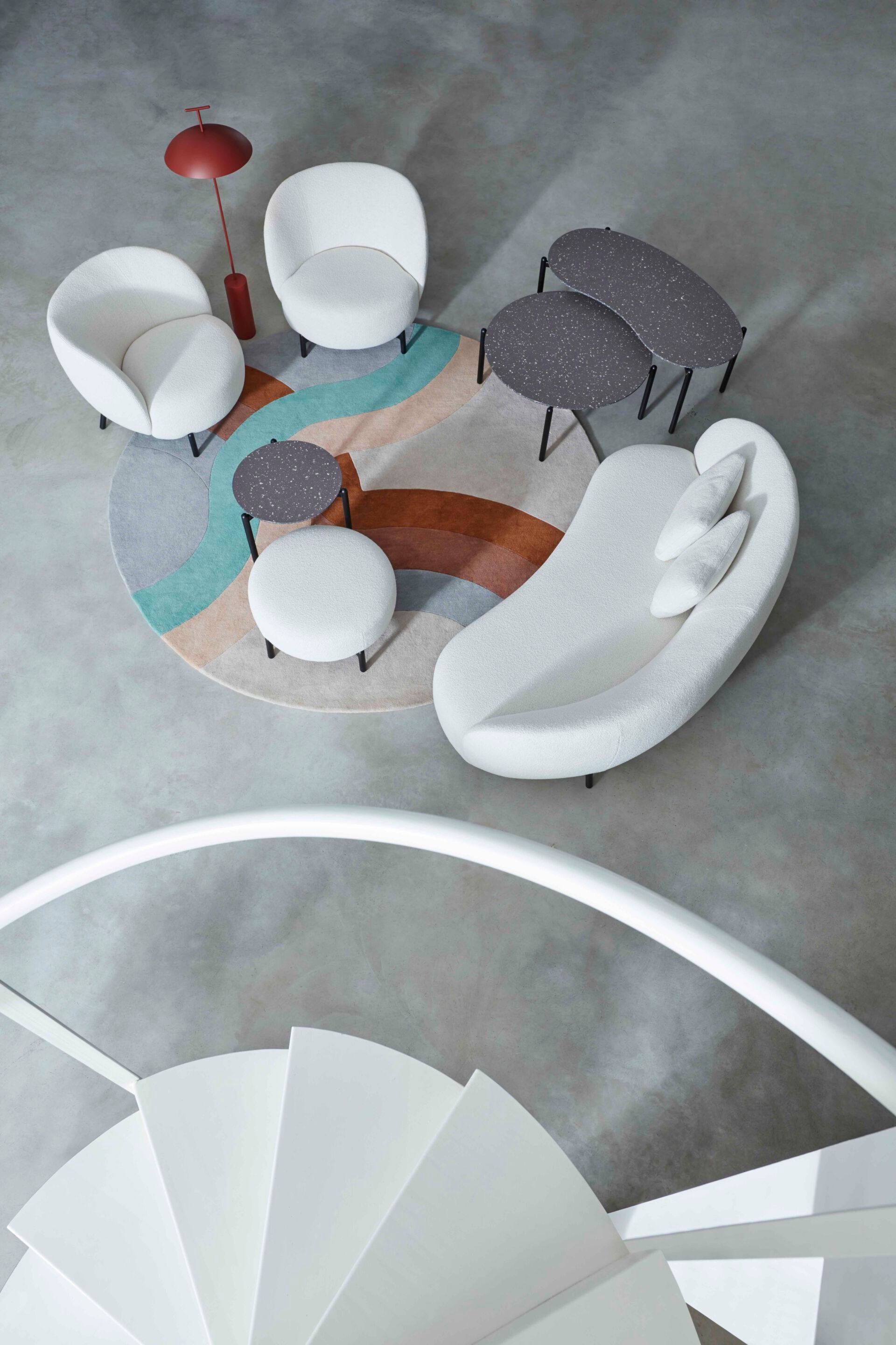 2-местный съемный тканевый диван Kartell Lunam ARCH-00061552 - Вид №1