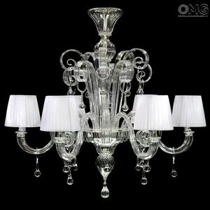 1248 ORIGINALMURANOGLASS Люстра-канделябр - Пастораль - муранское стекло OMG  см