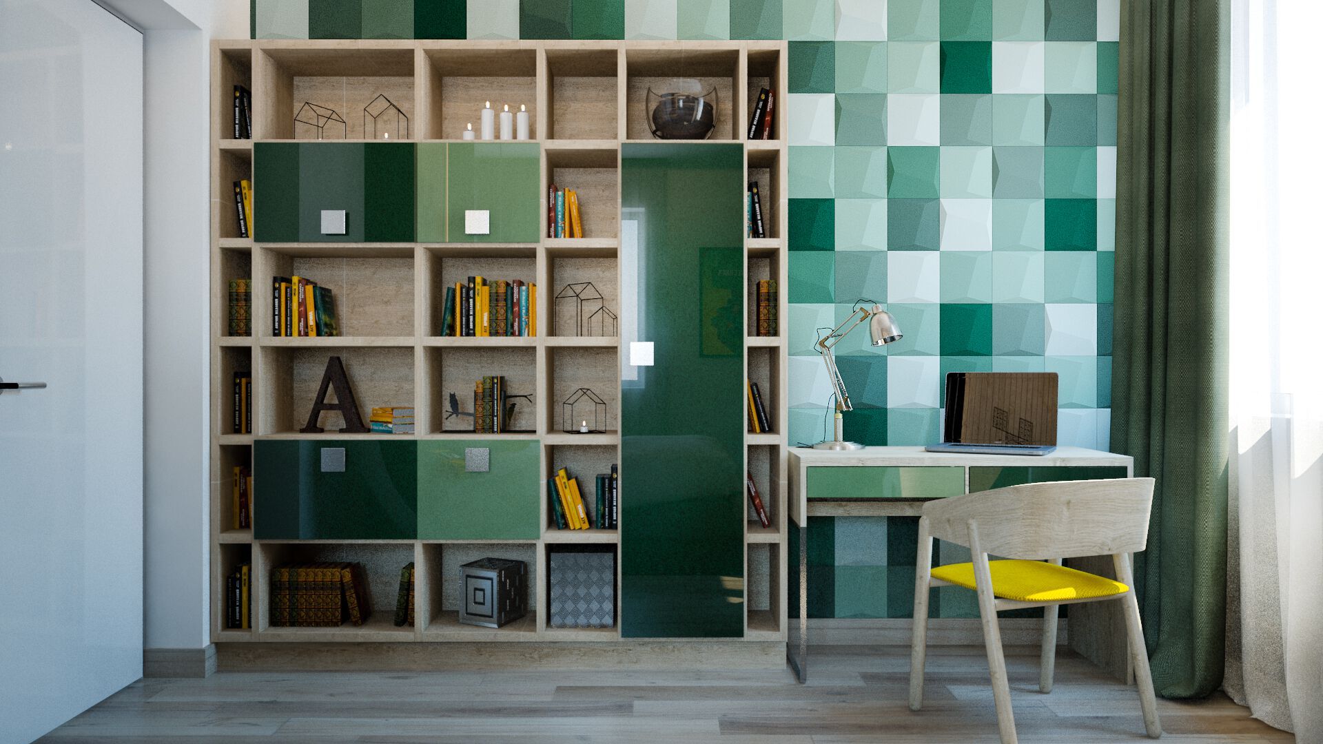 Трехмерное гипсовое покрытие WallDeco M-Modern ARCH-00029497 - Вид №3