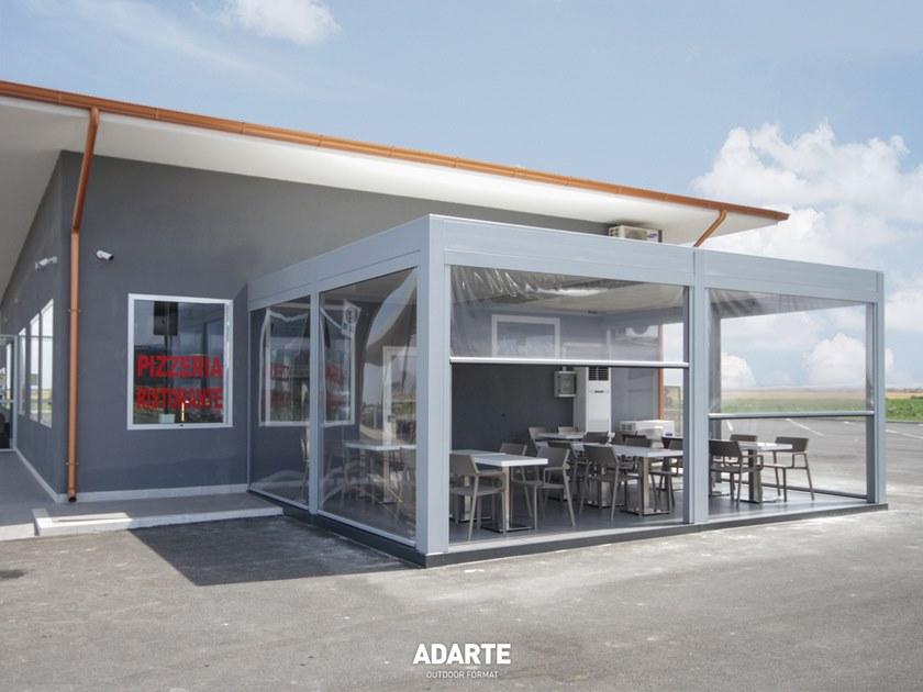 ADARTE Алюминиевая пергола с регулируемыми жалюзи  A105  - Вид №6