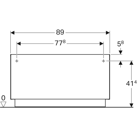 841091000 Шкафчик Geberit iCon с одним выдвижным ящиком, напольный Geberit  - Вид №3
