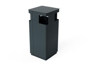 Наружная стальная стойка для мусора