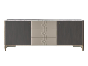 Шкаф из бука с ящиками