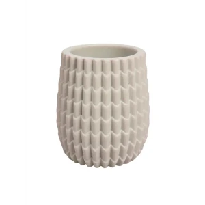 Стакан для щеток Этна из полирезина в бежевом цвете 89381054