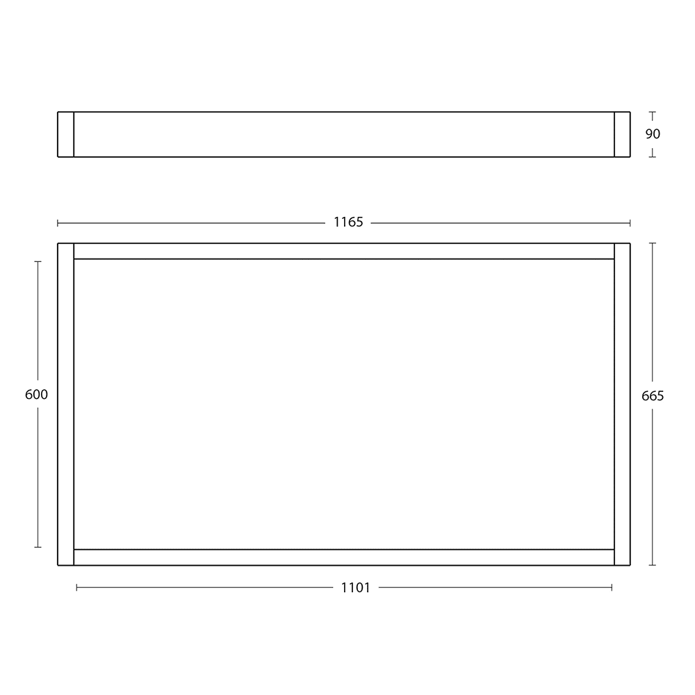 IMSR09 Зеркало большой коробки Carlyon Imperial  - Вид №2