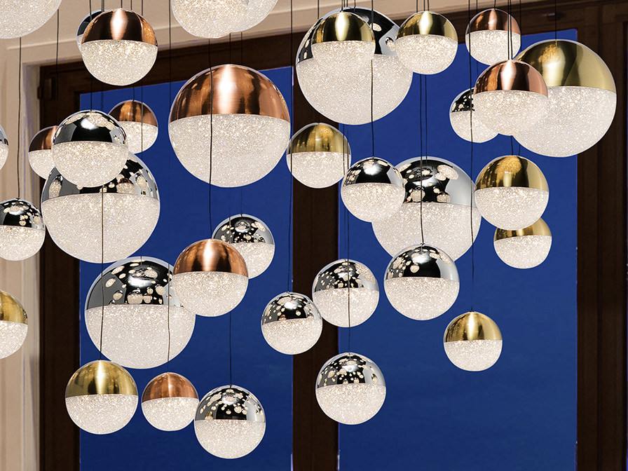 098378 Подвесной светильник Ø140 55L BLUETOOTH CCT цветной Schuller Sphere - Вид №1