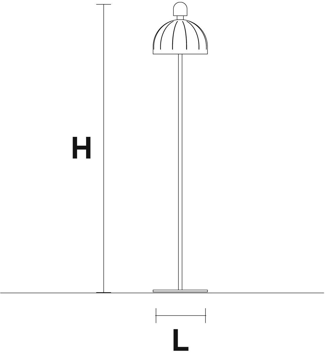 Masiero Торшер из металла Cupole sun-id-1417641 - Вид №1