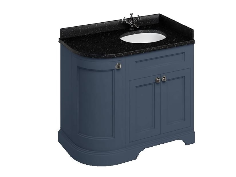 Деревянный угловой умывальник с дверцами Burlington MINERVA ARCH-00071219 - Вид №4