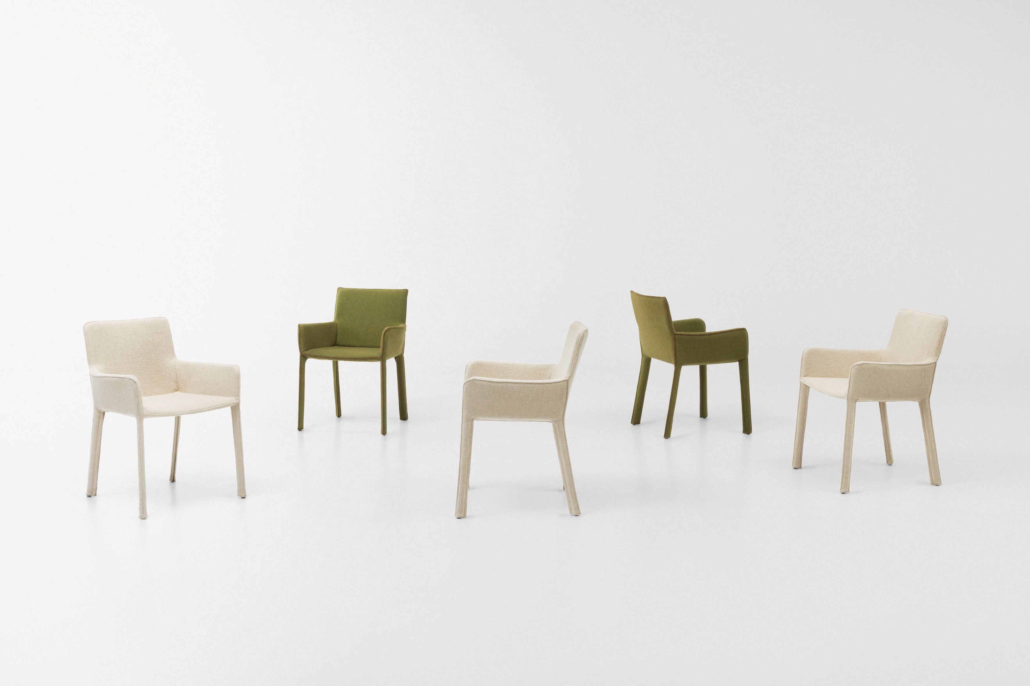 Тканевый стул с подлокотниками Paola Lenti MIA ARCH-00149121 - Вид №1