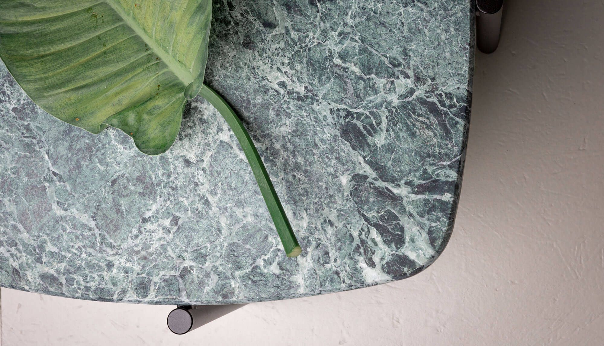 Мраморный квадратный низкий журнальный столик True Design Blade Coffee ARCH-00080968 - Вид №3