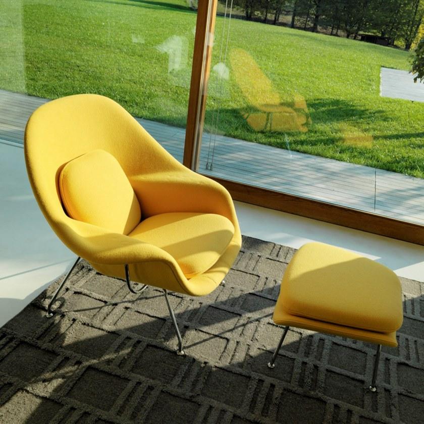 KNOLL Кресло из ткани с подлокотниками Womb™ sun-id-1425164 - Вид №8