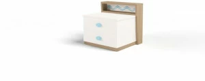Тумба прикроватная ABC-KING MIX OCEAN (голубой)