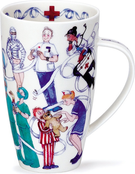 10584083 Dunoon Кружка Dunoon "Доктора и медсёстры.Хенли" 600мл Фарфор костяной 