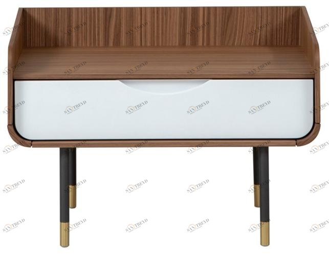 Tonin Casa Прямоугольная тумбочка из орехового дерева с ящиками Opera sun-id-1491176