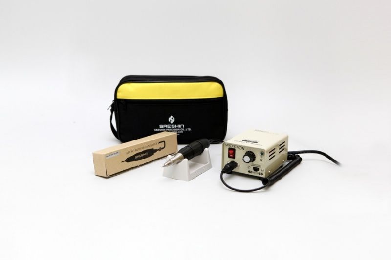 3925 Аппарат для маникюра Strong 90/102 (без педали с сумкой) SAESHIN  - Вид №2