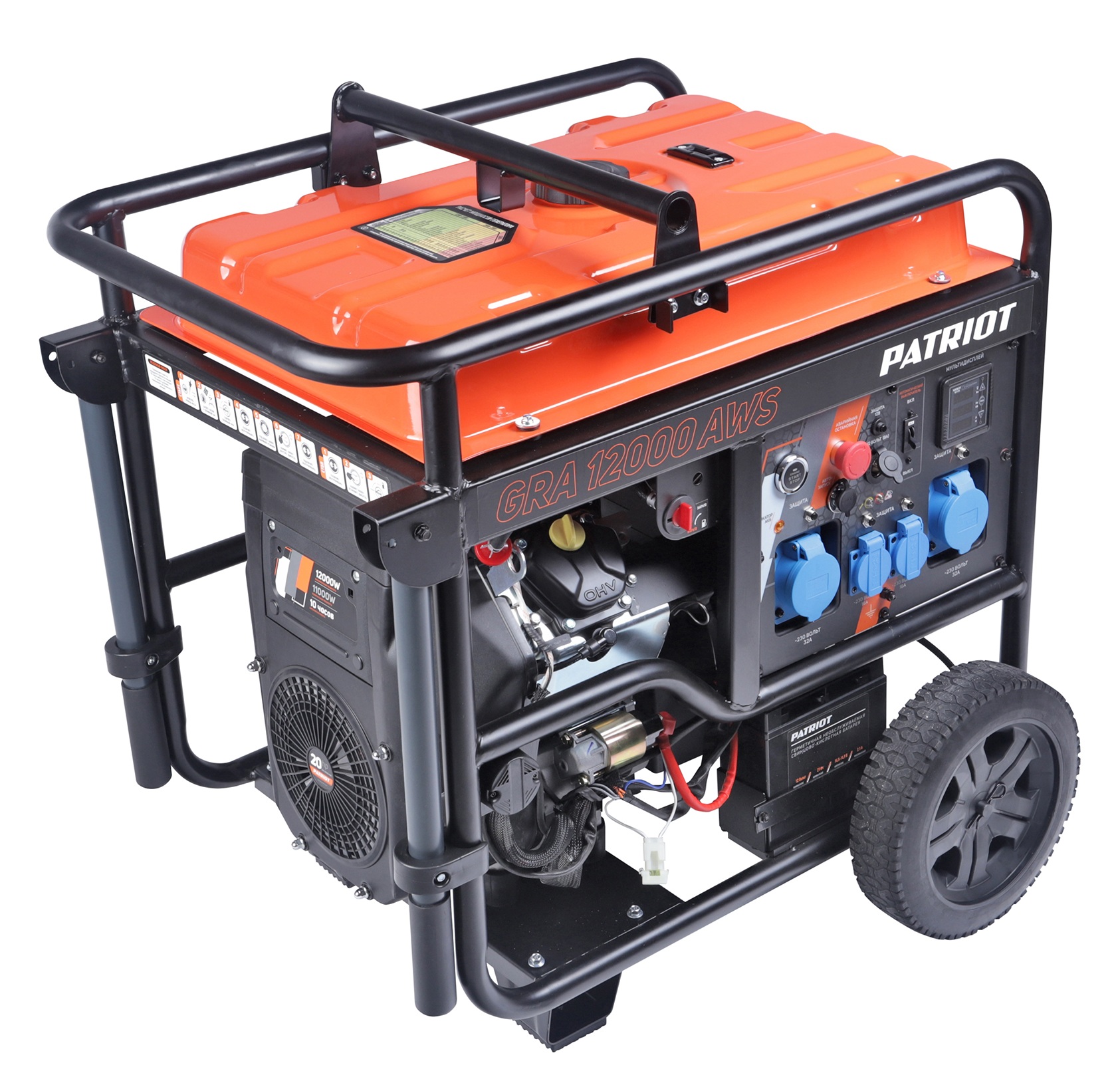 Электрогенератор   бензиновый Patriot GRA 12000AWS 5099878 STDN-0127024 - Вид №2