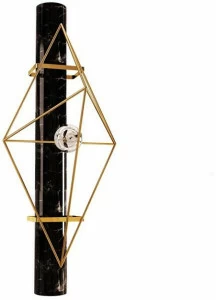 Porustudio Настенный светильник из латуни и мрамора White house