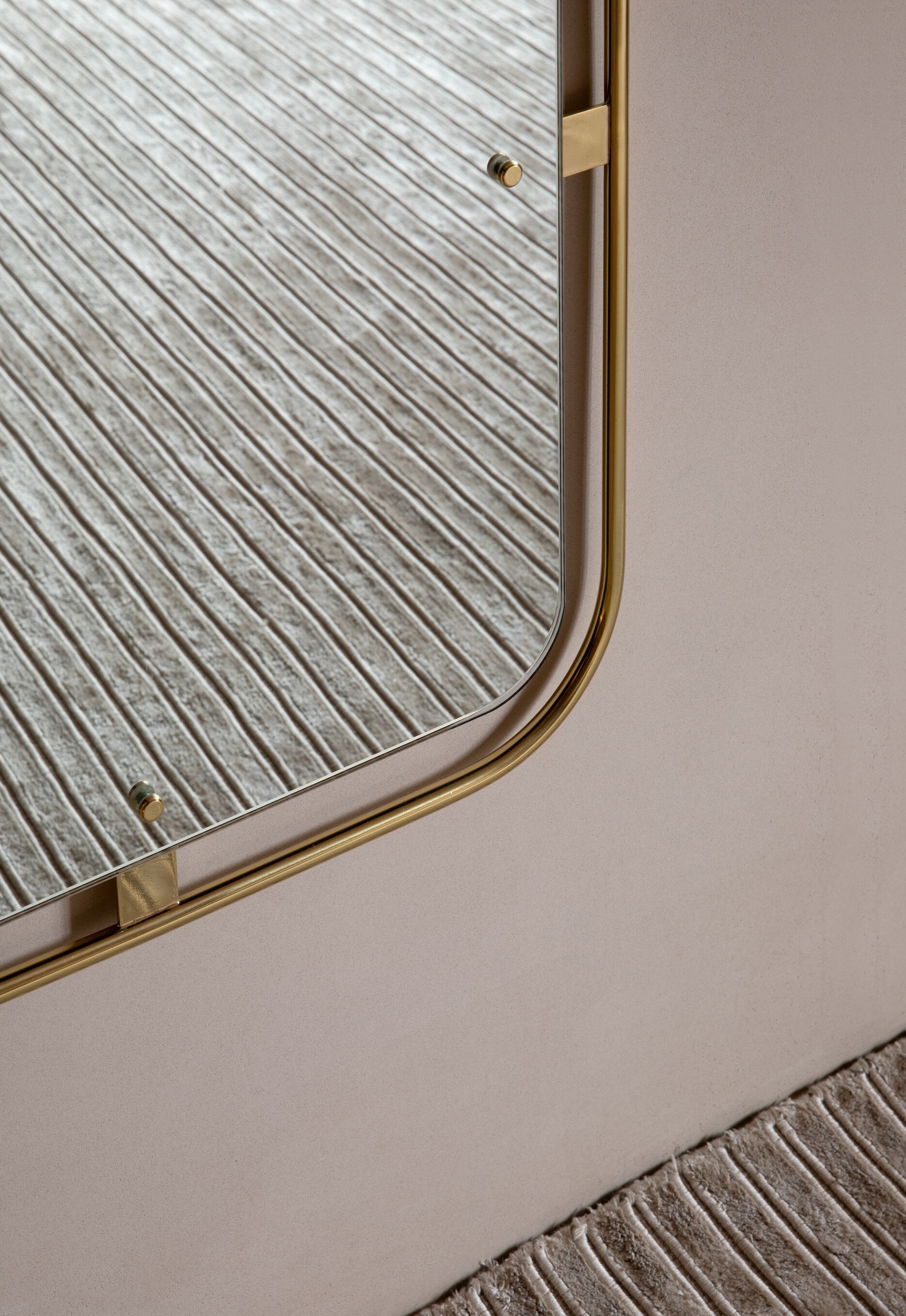 Прямоугольное настенное латунное зеркало Audo Copenhagen Nimbus ARCH-00148686 - Вид №8