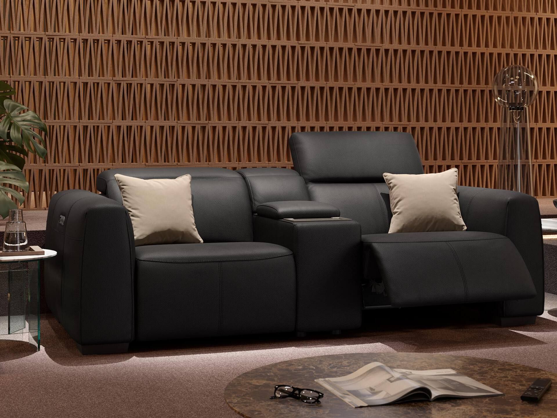 2-местный кожаный диван Sofanella тысячное кино ARCH-00074917 - Вид №6