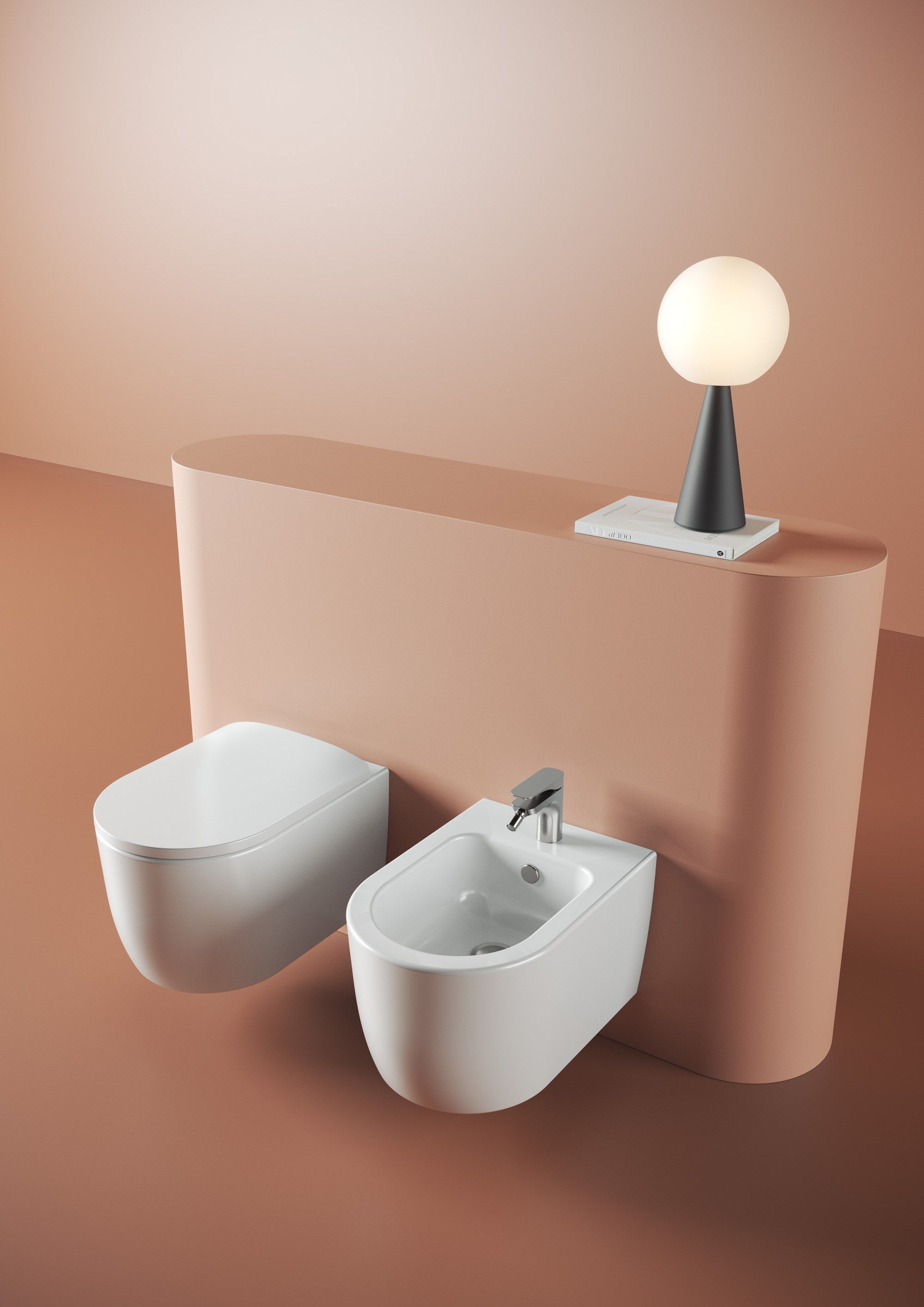 Керамическое подвесное биде с переливом ArtCeram Моне ARCH-00014697 - Вид №1