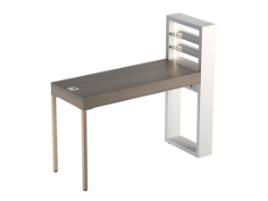 Ламинированная парикмахерская рабочая станция