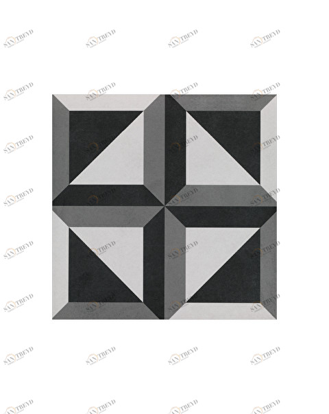 PANAREABW Sicily Tiles Panarea B/W Devon&Devon 