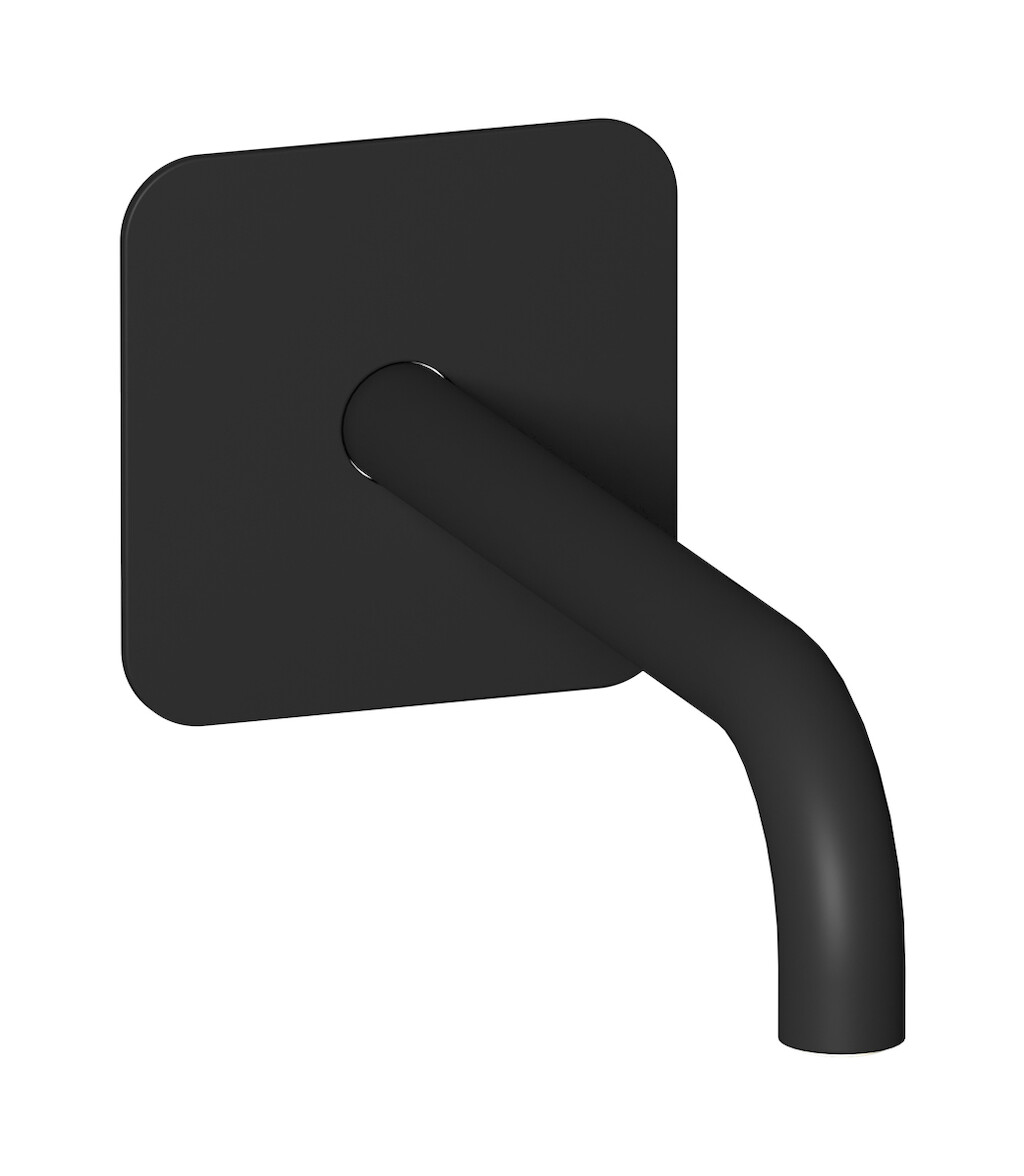 Настенный излив WE ARE IB rx320np_22 Matt Black Reflex