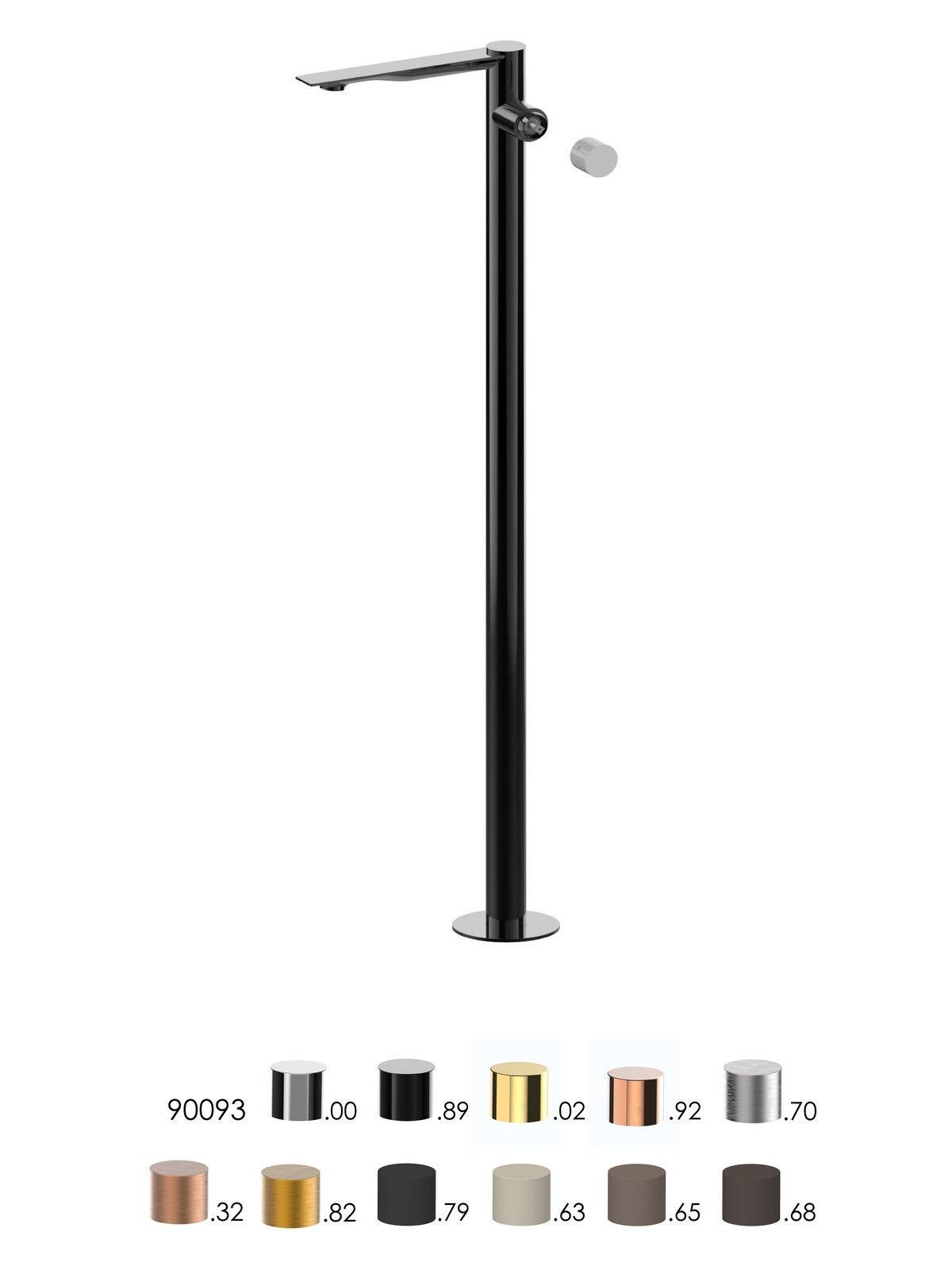 Однорычажный смеситель для раковины без стока Rubinetterie Frattini Narciso S ARCH-00128883 - Вид №14